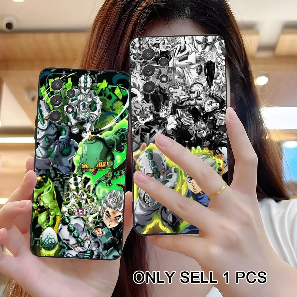 Фото Чехол для телефона JOJO Koichi Hirose для Samsung Galaxy A26 25 24 23 22 21 17 16 15 14 13 12 11 5G, мягкий противоударный чехол из ТПУ №1