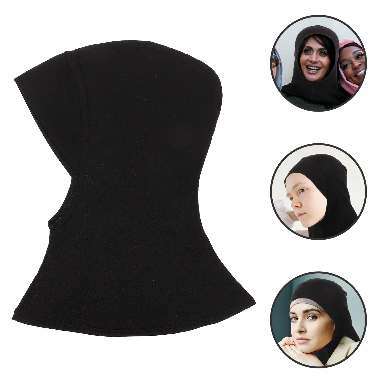 

Turbins Ladies Muslim Hijab Cap High Elasticity Islamic Ramadan Arab Long Wrap Scarves Shawl Miss