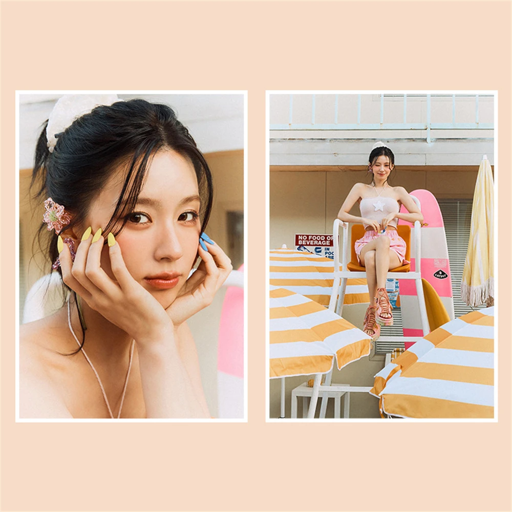 2 шт./набор KPOP (G) Фотоальбом I SWAY постер YUQI SoYeon MINNIE ShuHua самоклеящаяся наклейка на