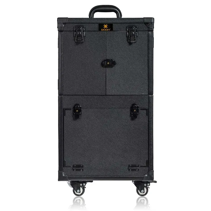 REBEL Series â Pro Makeup Artists Multifunction Cosmetics Trolley Train Case â Large - Knight