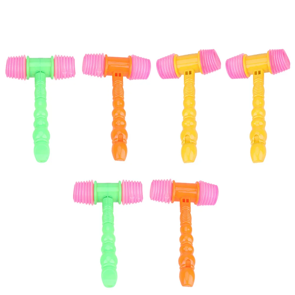 

6pcs Baby Hammer Toys Exquisite Baby Hammer Toys (Random Color)