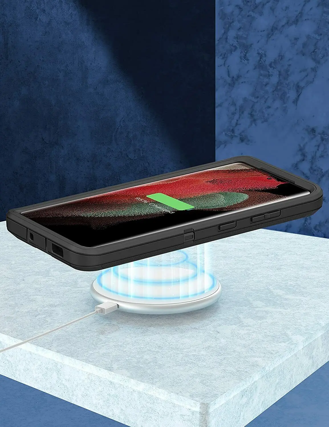 Armor Bumper Shockproof Phone Case For Samsung Galaxy S22 Plus S23 Ultra S21+ S20 Shockproof Defender Case Cover with Belt Clip