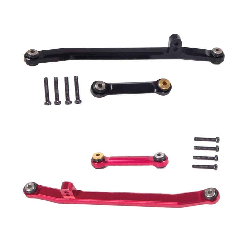 

H37A Aluminum Alloy RC Car Metal Steering Rod for Axial SCX24 90081 1/24 4WD Upgrade