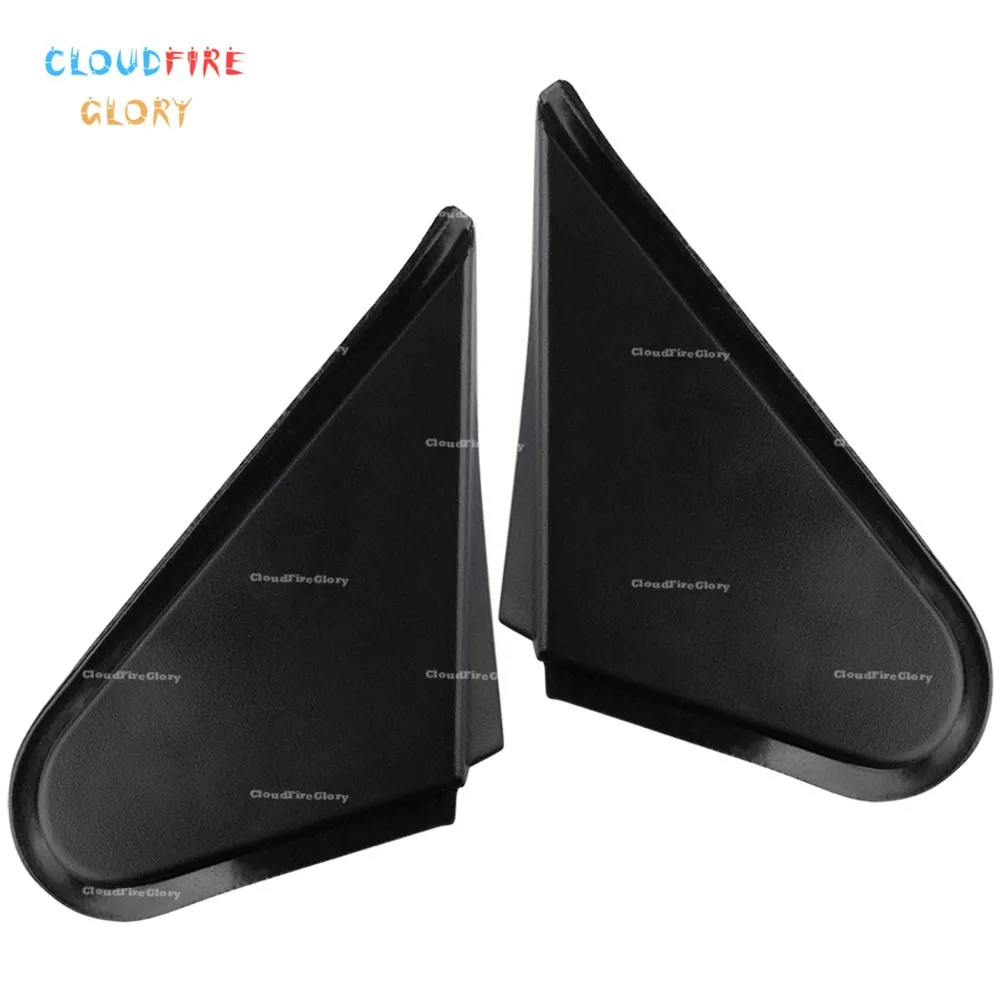 

CloudFireGlory 60117-0R040 60118-0R040 Front Exterior Left Or Right Mirror Fender Cover Cap Black For Toyota RAV4 2013-2015