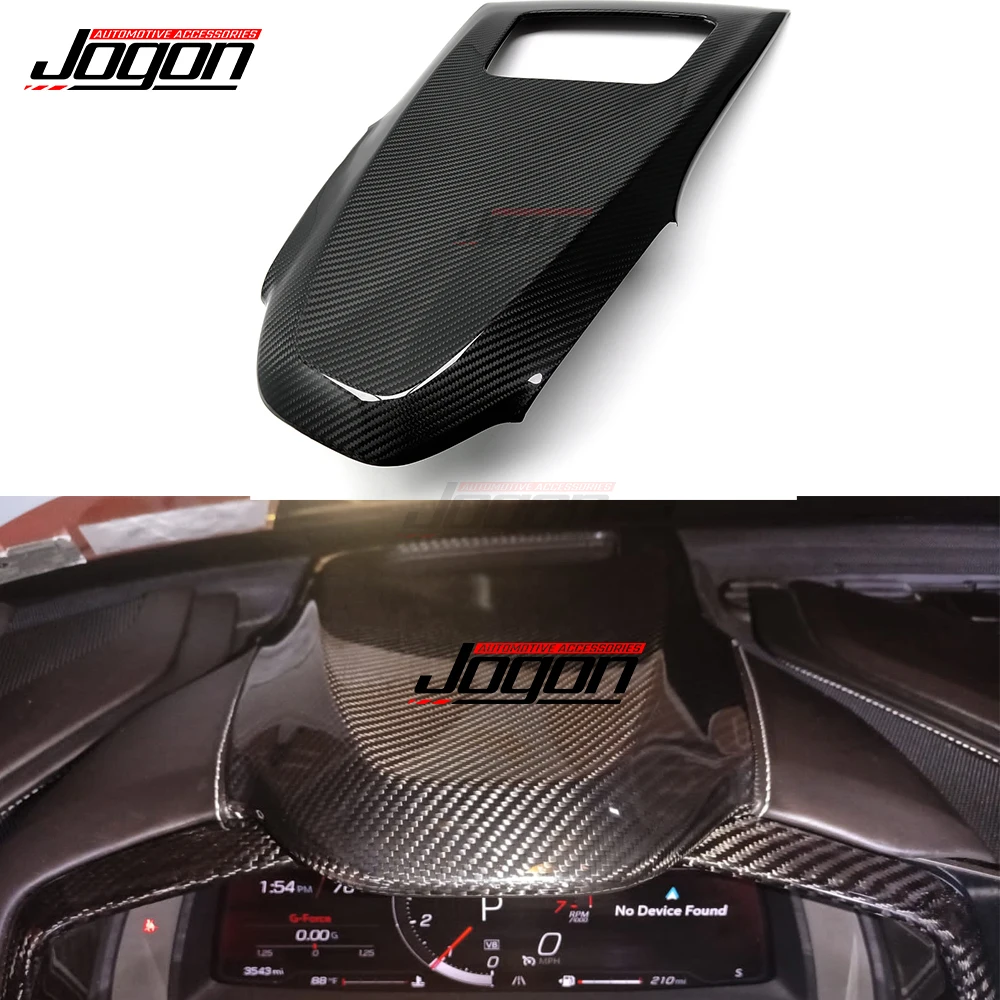 Для Chevrolet Corvette C8 Stingray Sports 2020-2024 углеродное волокно салон автомобиля центральная