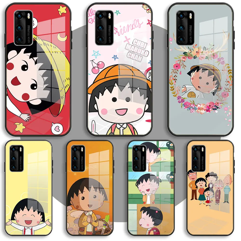 Стеклянный чехол для Huawei P40 P30 P20 Pro Lite Plus P30lite P40lite E P Smart 2020 силиконовый с рисунком