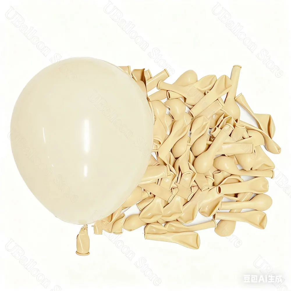 

Коричневые латексные шары MicroPlush для нейтрального детского душа