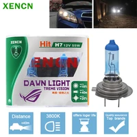 xencn h7 55w halogen lamp 3800k second generation dawn light treme vision white color 12v premium car headlight fog bulb 2pcs