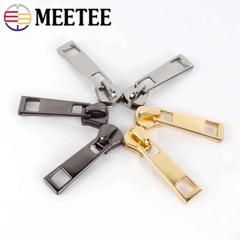 

25 шт., Meetee, ползунки на молнии для 5 #, смоляные пуховики на молнии, карман, сумка на молнии, Съемник на молнии, ремонтные комплекты, аксессуары ...