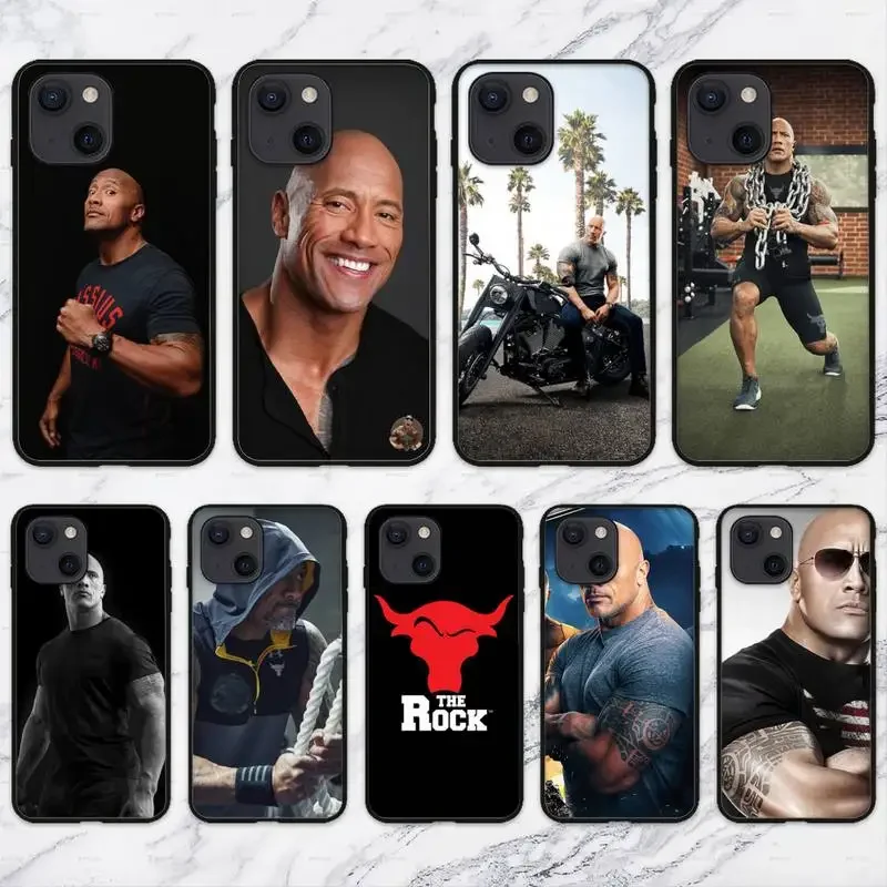 Чехол для телефона The Rock Dwayne Johnson iPhone 11 12 Mini 13 14 Pro XS Max X 8 7 6s Plus 5 SE XR