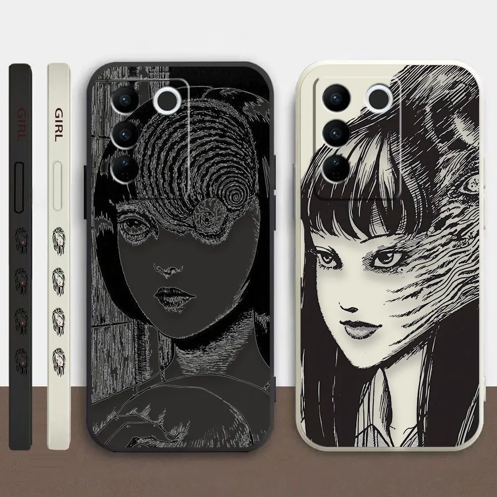 Case For VIVO S1 S5 S6 S7 S9 S9E S10 S12 S15 S16E V19 V20 V21 V23 V25 V27 PRO 5G Case Funda Cqoue Shell Capa Anime Horror Comics