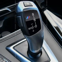car shift knob panel gear button cover emblem m performance sticker for bmw 3 5 7 series x1 x3 x5 x6 f01 f10 f30 f35 f15 f16 f18