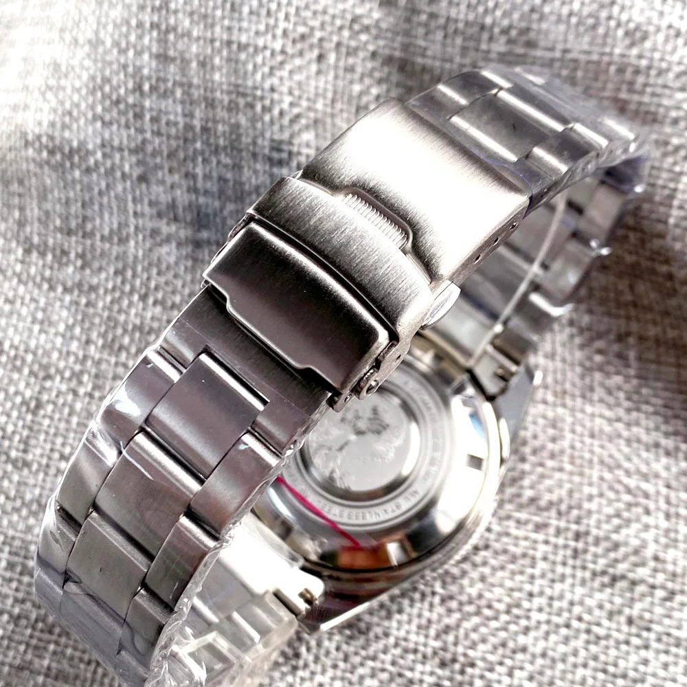 AR Domed Sapphire 62MAS Watch Case for NH34A NH36A NH38A PT5000 ETA2824 ST2130 Brush Steel Band for Watch Mod Watch Accessories