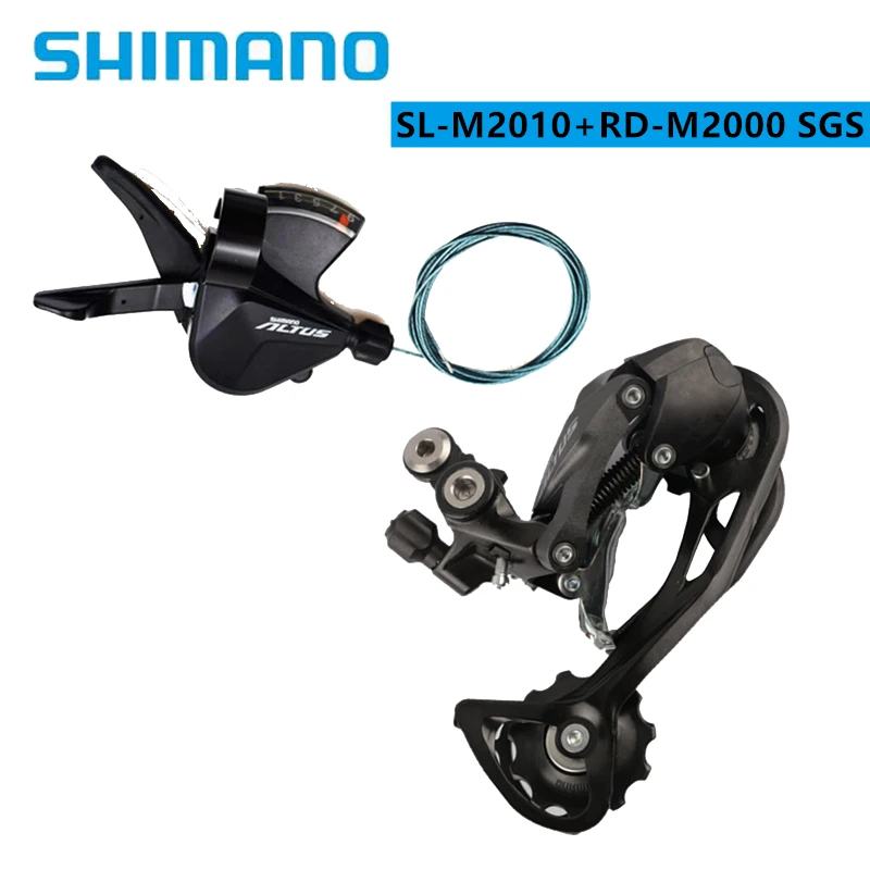 Shimano ALTUS M2010 M2000 M370 SL+RD 9 Speed Right Shifter With Rear Derailleur Groupset For MTB Mountain Bike Bicycle