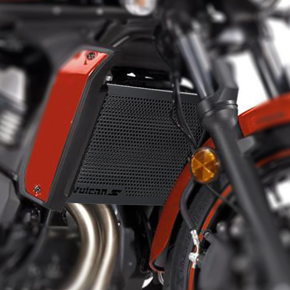 Фото Для KAWASAKI Vulcan S 650 Cafe ABS VN650 Cafe ABS 2016-2023 2024 2025 Защитная пластина радиатора мотоцикла Решетка радиатора Крышка двигателя №1
