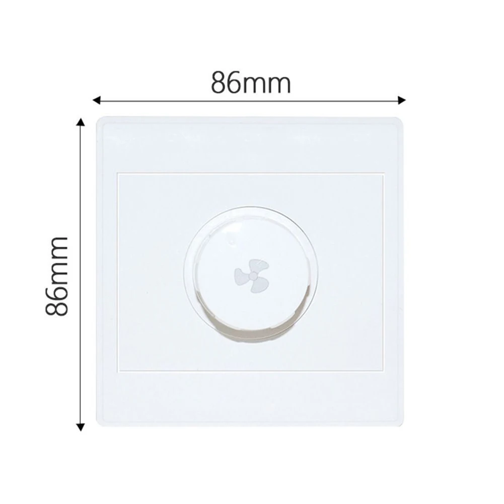 

Controller Fan Speed Switch 10A 200W 250V 50/60HZ 86*86mm Ceiling Fan Knob For All Fans Within 15-300W Brand New