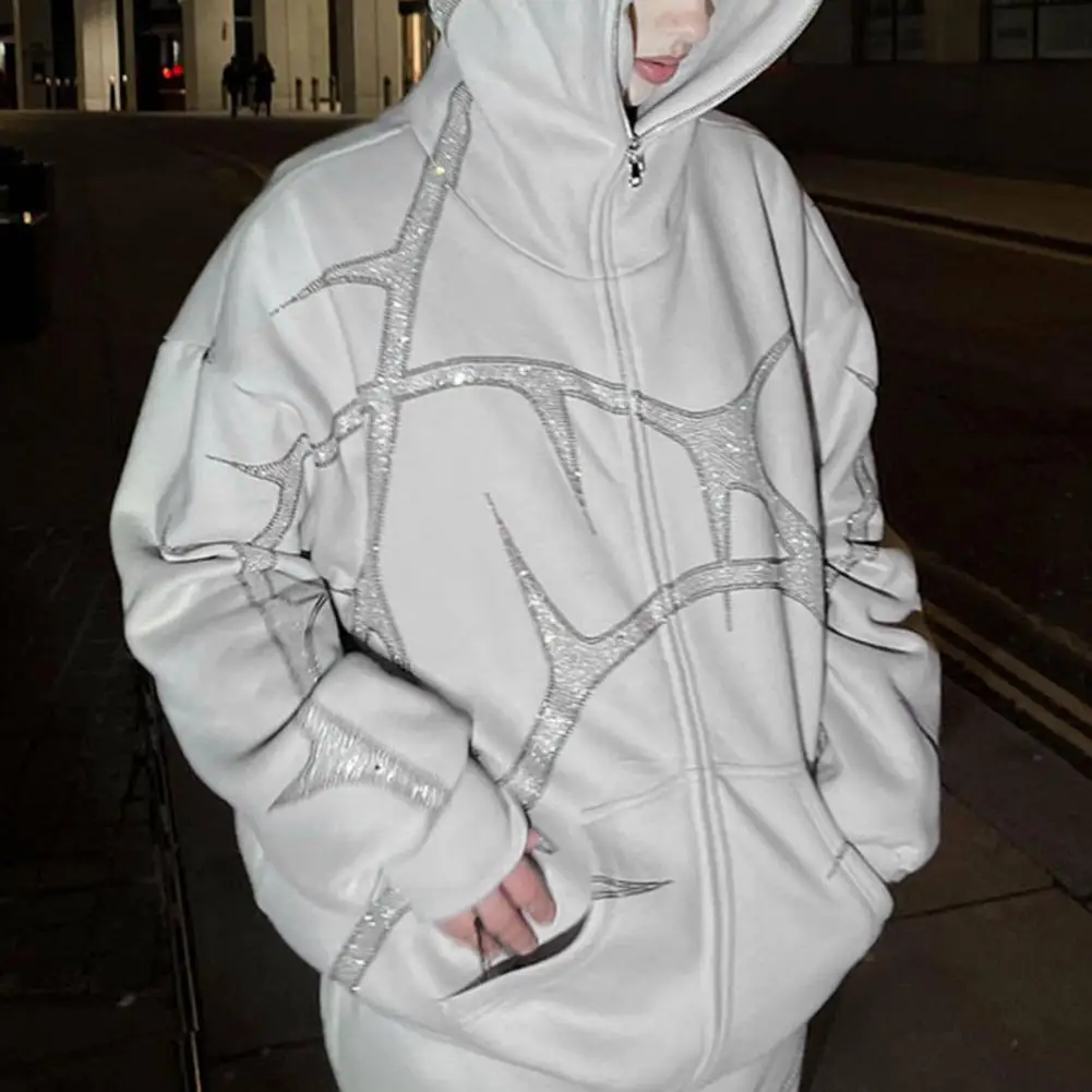 

Толстовка для пар, толстовка в стиле хоп для пар, американский зимний Свитшот Y2k, готические толстовки в стиле хип-хоп для пар, Женская куртка гранж