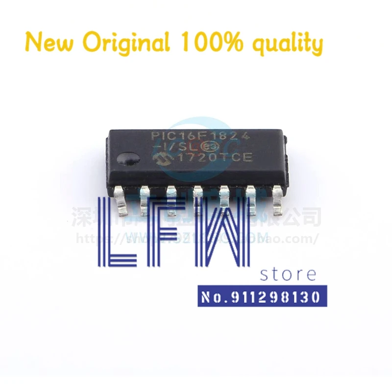 

5 шт./лот PIC16F1824-I/SL PIC16F1824 16F1824 16F1824-I/SL SOP14 Чипсет 100% новый и оригинальный Φ
