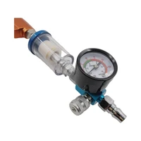 new high quality spray gun air regulator gauge in line water trap filter tool adapter pneumatic paint gun accessories