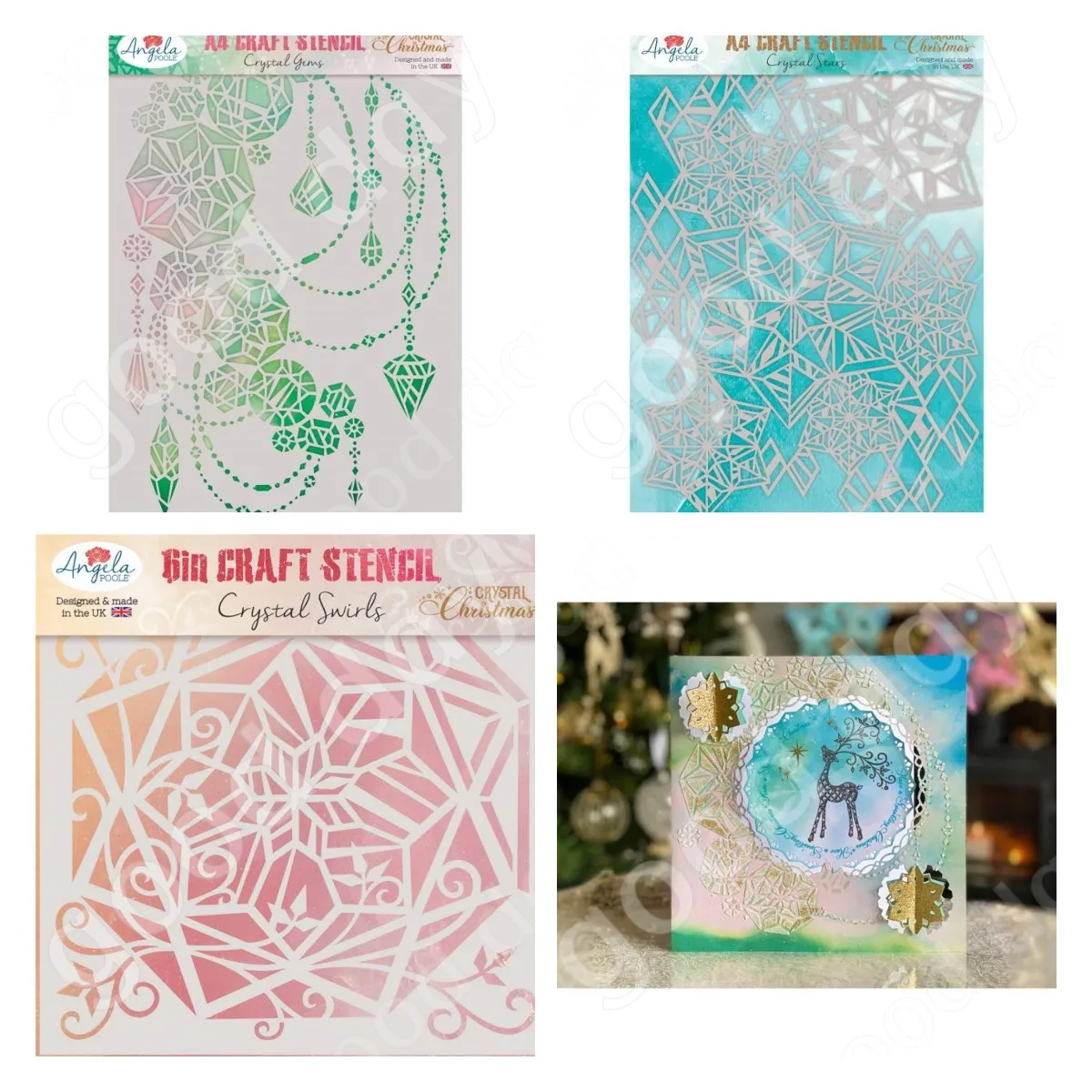 

New 2022 Stars Swirls Gems Layered Production Stencil Scrapbook Diary Decoration Embossing Template Diy Greeting Card Handmade