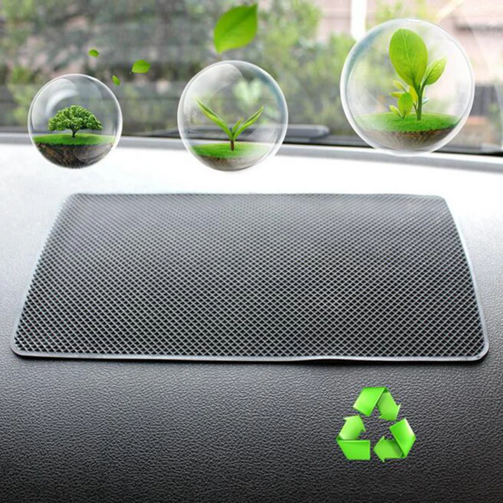 

27x15cm Car skidproof pad Non Mat for MP3 MP4 Holder Car Dashboard Holder Mat Organizer (Black)