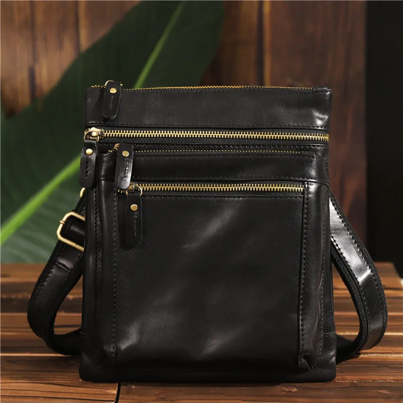 

Leather Ipad Messenger Fashion Man Genuine Hasp Men Bags Men's Bag Shoulder Crossbody Big Shoulder For Bag Leather Case Bags