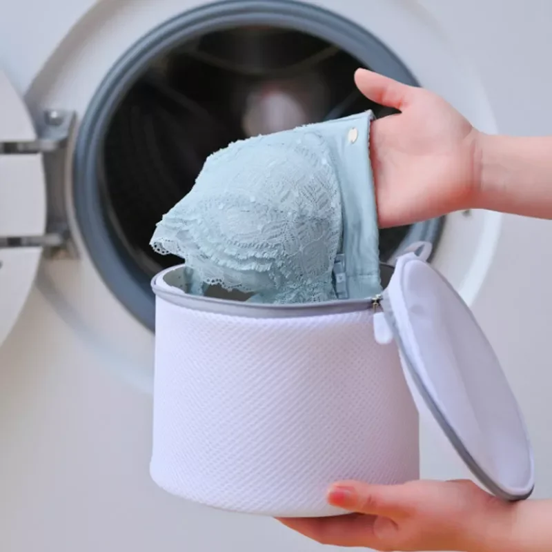 

NEW 6@#two-In-One Mesh Laundry Bag Polyester Laundry Wash Bags Coarse Net Laundry Basket Laundry Bags for Washing Machines Mesh