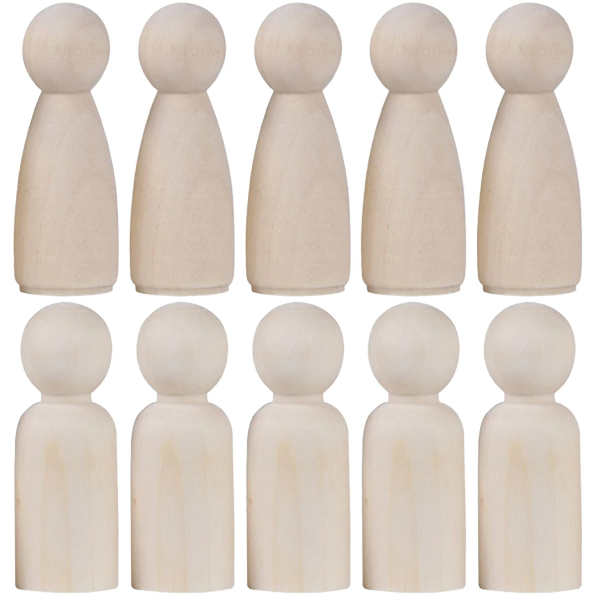 

10 шт., деревянные колышки для кукол, сделай сам, окрашенная деревянная крошечная кукла, набор художественных украшений для граффити, живопис...