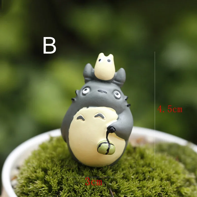 

Мульти-фигурки Тоторо из японского аниме, статуэтки фея, миниатюрная Terrarium, Мультяшные животные, крафтовые украшения, аксессуары «сделай са...