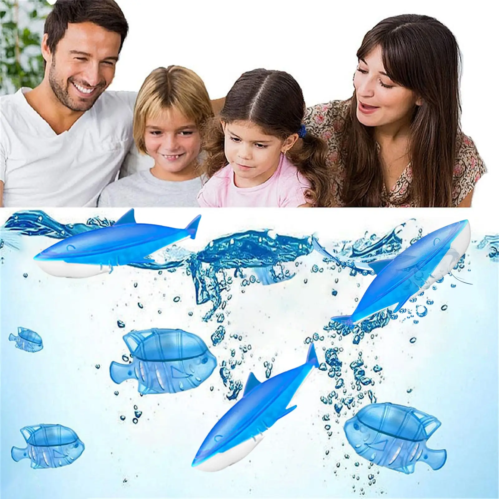 

Humidifier Cleaner FishSharks Fish Tank Cleaners For Demineralization Compatible With Drop Droplet Warm Cool Mist & Fish Tanks
