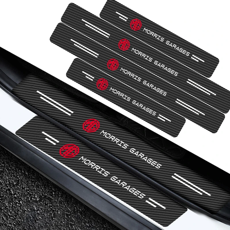 

4pcs Car Threshold Door Sill Protector Anti Scratch for MG 6 350 42 550 ZT 7 ZS HS GS 3 TF 5 RX5 RX8 ZR GT Car Accessories Decor