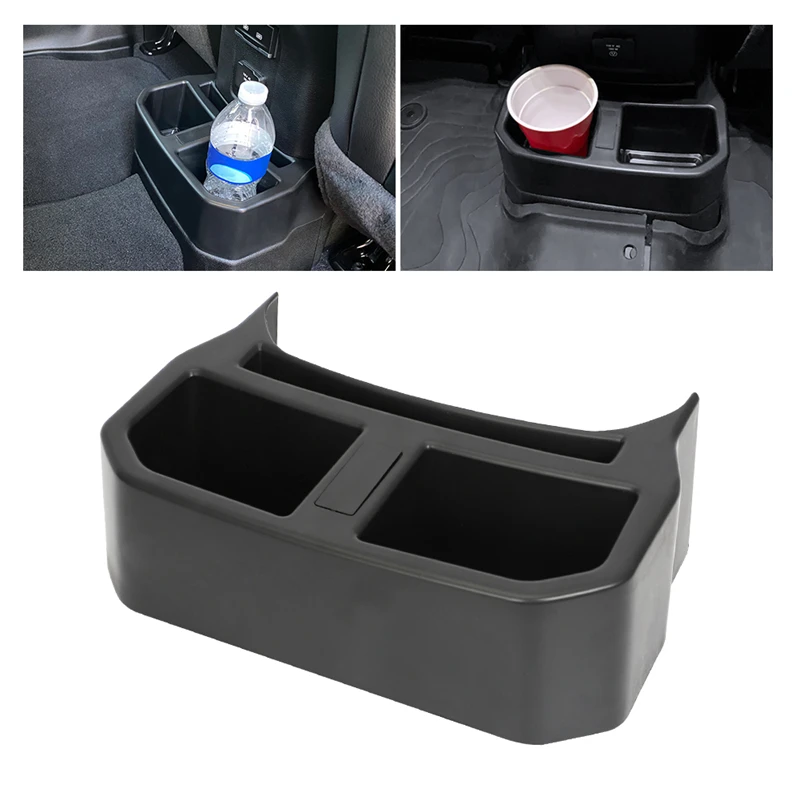 

Rear Cup Holder Water Cup Holders for Jeep Wrangler JL 2018-2021 Gladiator JT 2020 Console Mounted Drink Organizer Interior Part