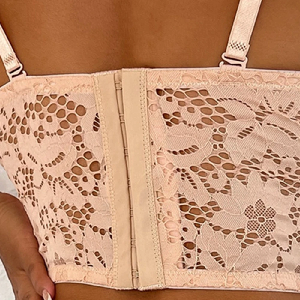 Женское этическое нижнее белье с вышивкой Aundies цельный бюстье укороченный топ