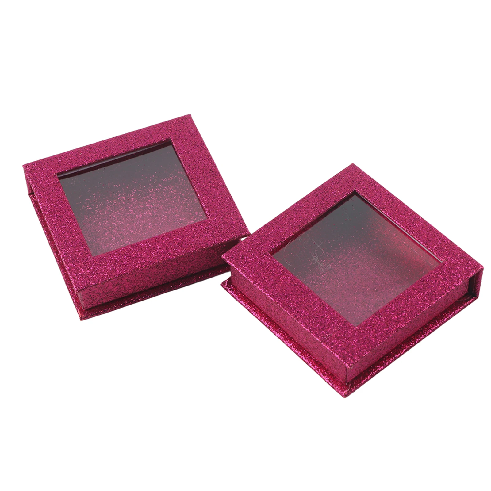 

2pcs Magnetic False Eyelashes Storage Case Quadrate False Eye Lashes Storage BoxPurple