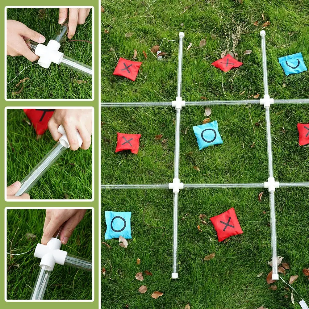 

Toss Game Tic Tac Toe Carnival Party Team Building Outdoor Games For Kids Adults Juegos Exterior Speelgoedsporten J6e4