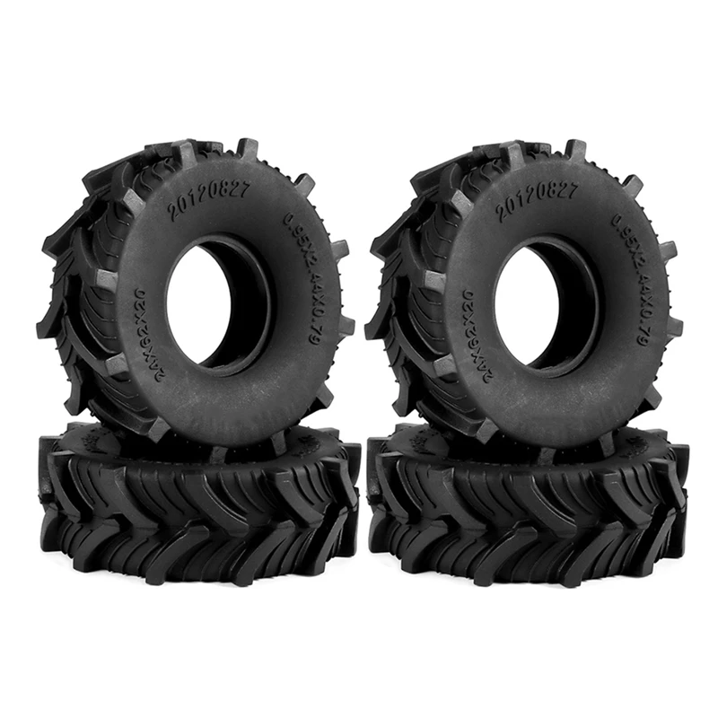 

4 шт. 1,0 резиновые шины для гусеничной местности Axial SCX24 AX24 FCX24 TRX4M 1/18 1/24 RC