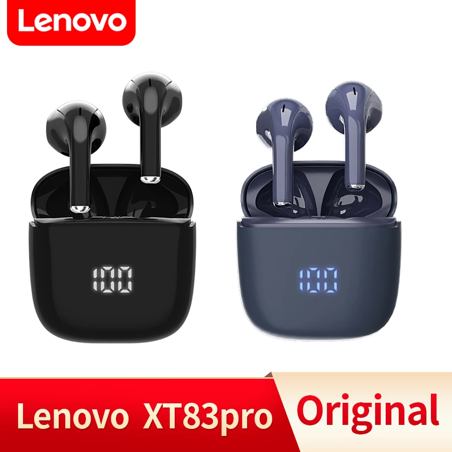 

Lenovo XT83 Pro TWS Bluetooth Earphones With Mic Wireless Headphones Dual Stereo Noise Reduction Touch Control Headsets Earbuds