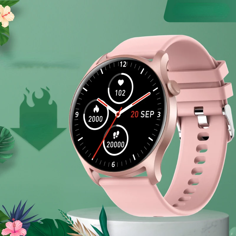 

2023 new s full color large touch screen music sports fitness smart watch women s call heart rate waterproof Free shipping best