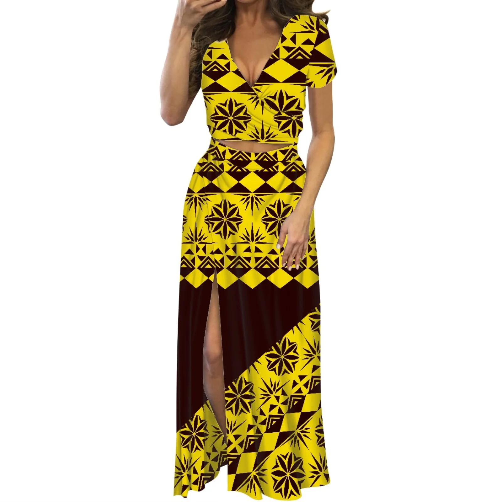 Женское платье макси Binienty красное