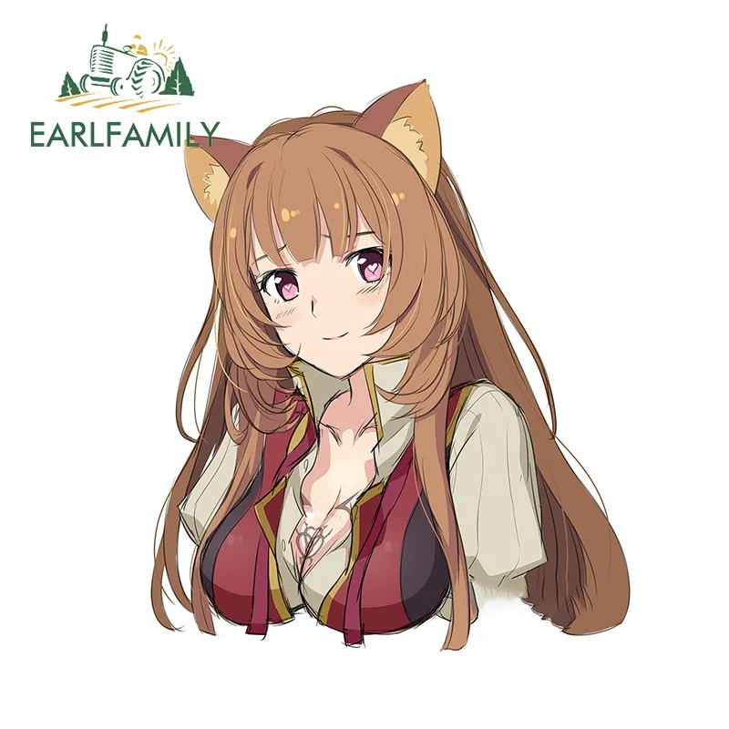 

EARLFAMILY 13 см X 10,9 см сексуальные Мультяшные автомобильные стикеры Holo наклейки для мотоцикла JDM VAN RV виниловые водонепроницаемые солнцезащитные