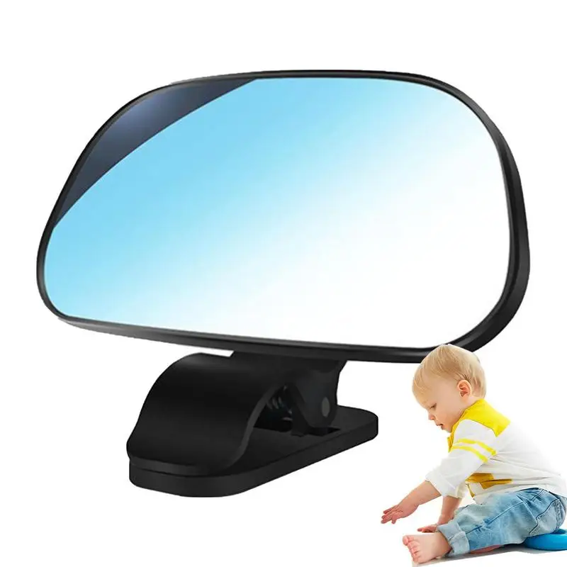 

Rear View Mirror Universal Rearview Mirror Reflector For Baby Multifunctional Wide View Rear Seat Mirror Flexible Shatterproof