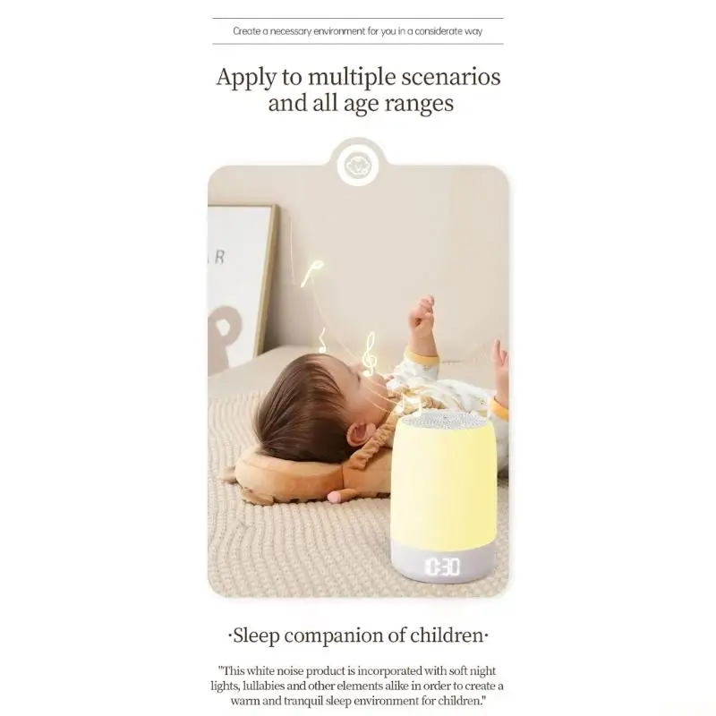 Фото B03F Переносные перезаряжаемые часы Whir Lecturer Bedlight с управлением приложениями для путешествий и домашнего использования №5