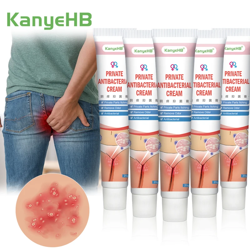 

5 шт., антибактериальный дезодорант для киски, экземы, дерматита, ануса, зуда