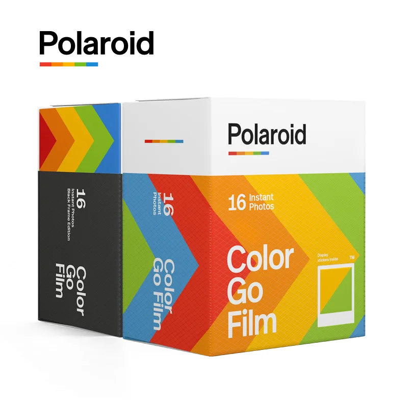 

New 16PCS Polaroid Go Photo Paper White Edge/Color Double Pack 16 Photo Paper Imaging Camera Photo Paper for GO Camera