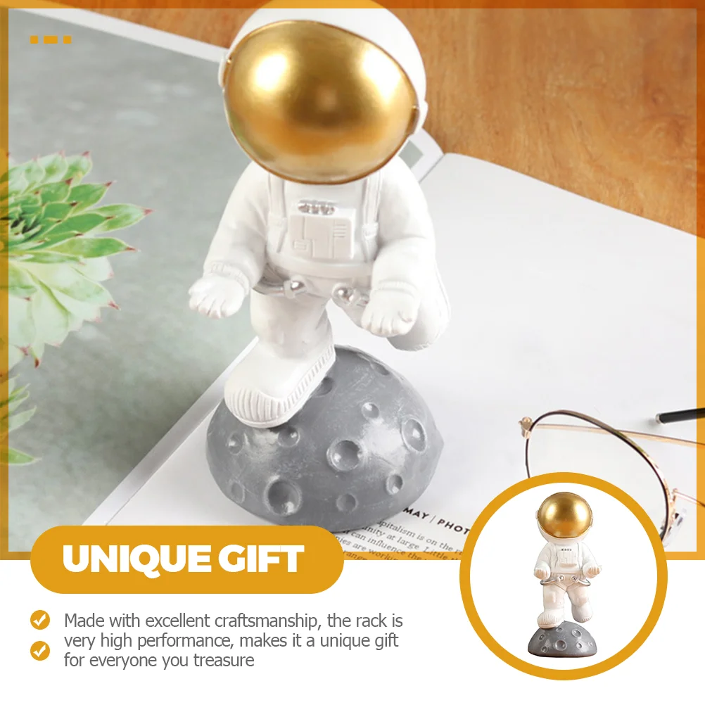 Astronaut Holder Stand Glasses Desktop Sunglasses Display Eyeglasses Spaceman Pen Statue Decorative Decoration Frame Desk