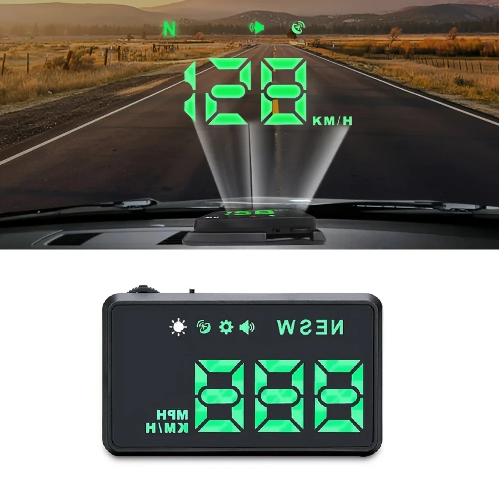 Автомобильный проектор на лобовое стекло H1 проекционный дисплей цифровой