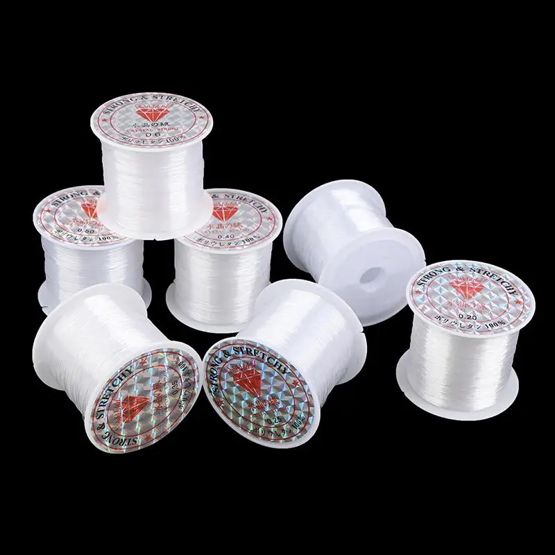 

0.2-0.6mm Nylon String Beading Cord Line Wire Clear Non-stretch Strong Line