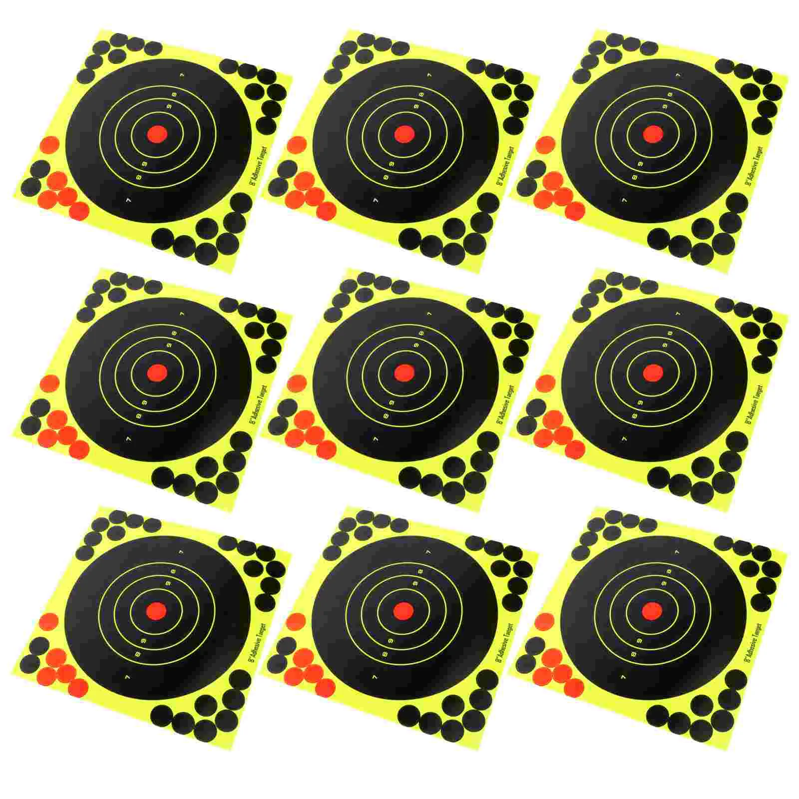 

10pcs Archery Paper Shooting Aim Paper Self Adhesive Shooting Targets Sticker
