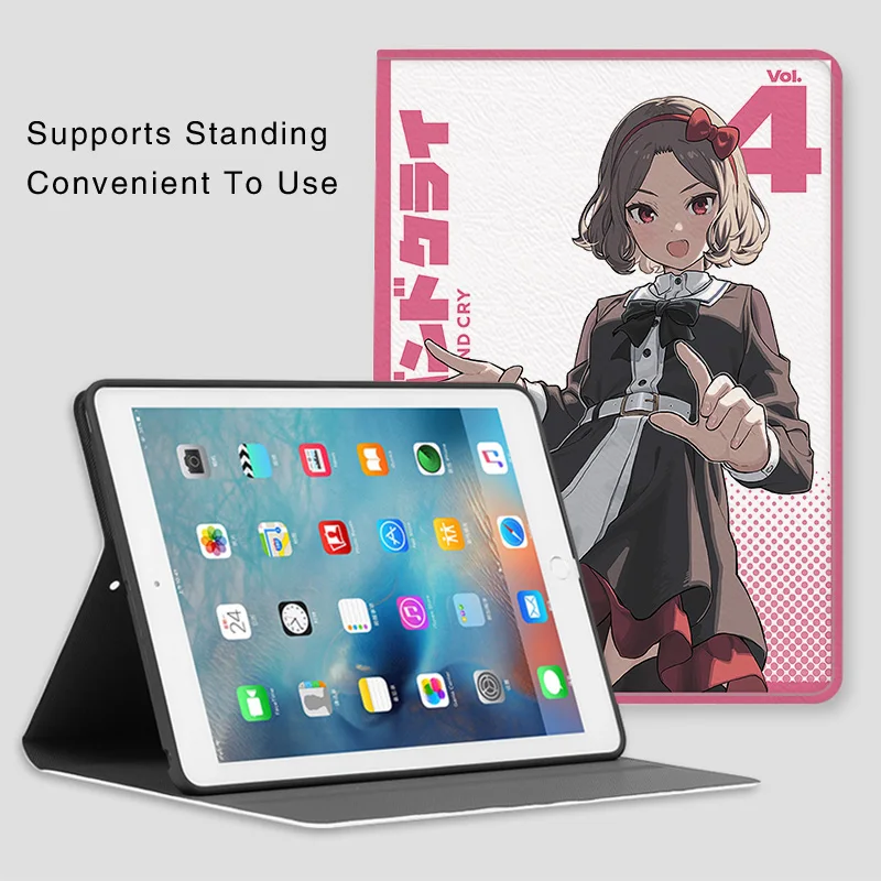 Tomo Ebizuka аниме девушки браслет телефон для iPad 10 2 9 Air 6 Mini 4 5 роскошный силиконовый Pro