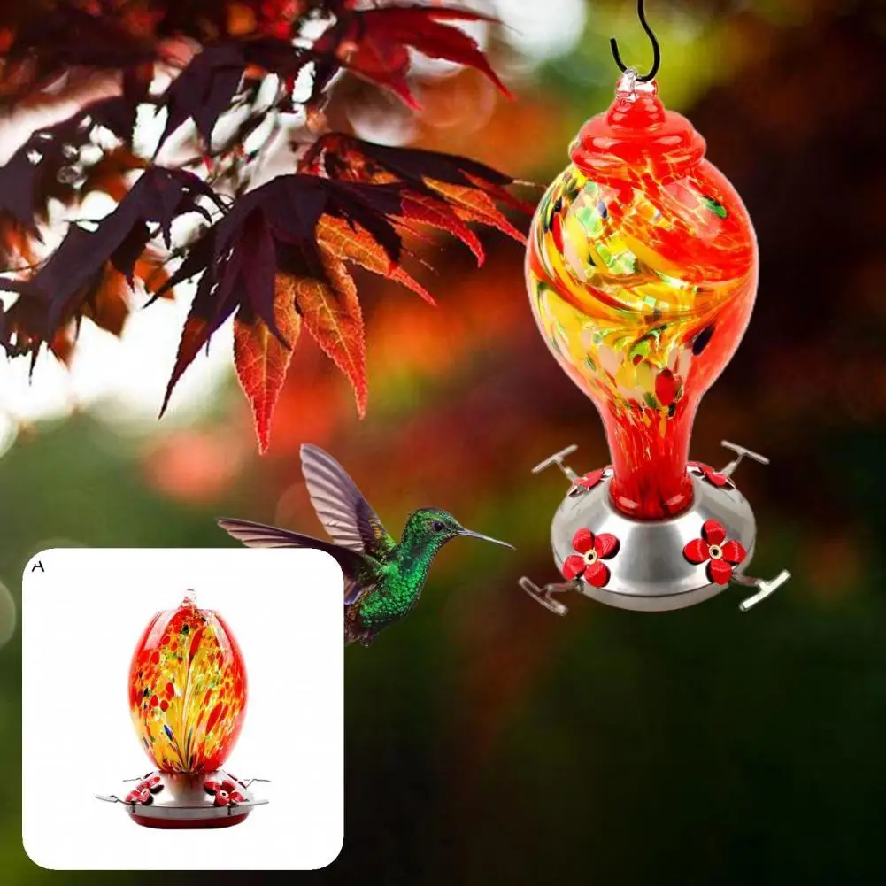 

Multicolor Convenient Practical Ant Resistance Bird Feeder Anti-deform Bird Food Container Good Shaped Garden Supplies